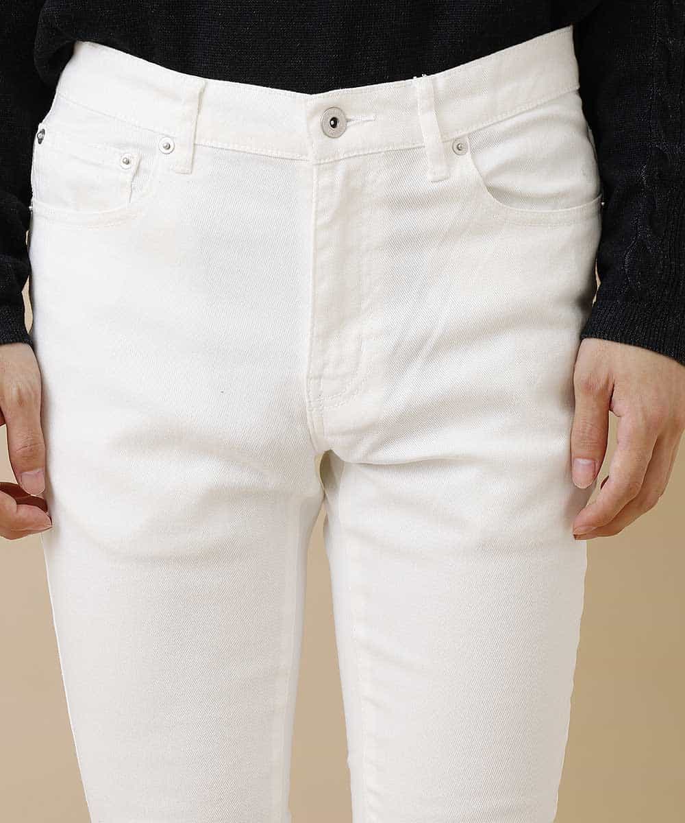 MKLAO41090 MK MICHEL KLEIN HOMME(MKミッシェルクランオム) パンツ／カツラギスキニ― ホワイト(90)