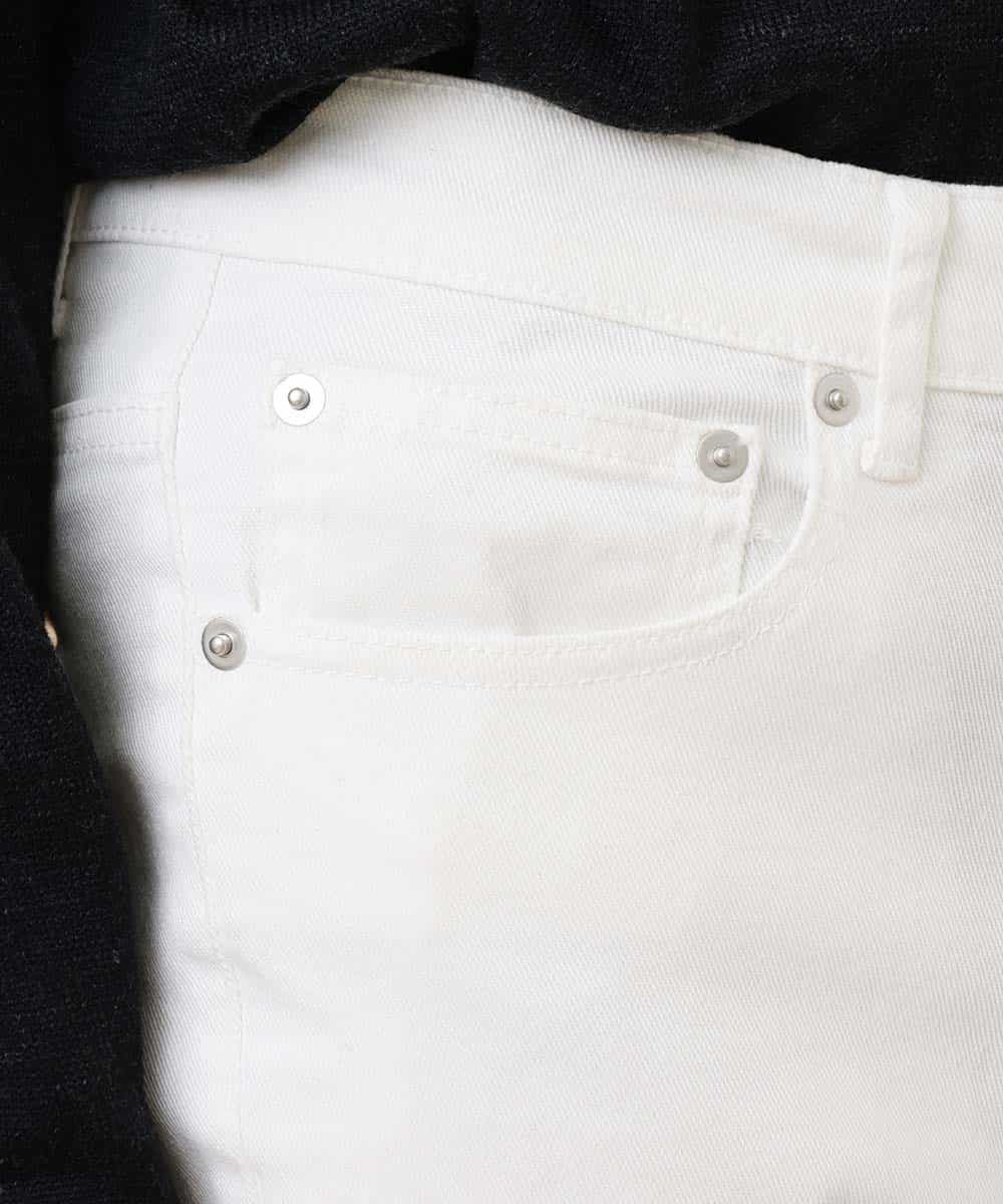MKLAO41090 MK MICHEL KLEIN HOMME(MKミッシェルクランオム) パンツ／カツラギスキニ― ホワイト(90)