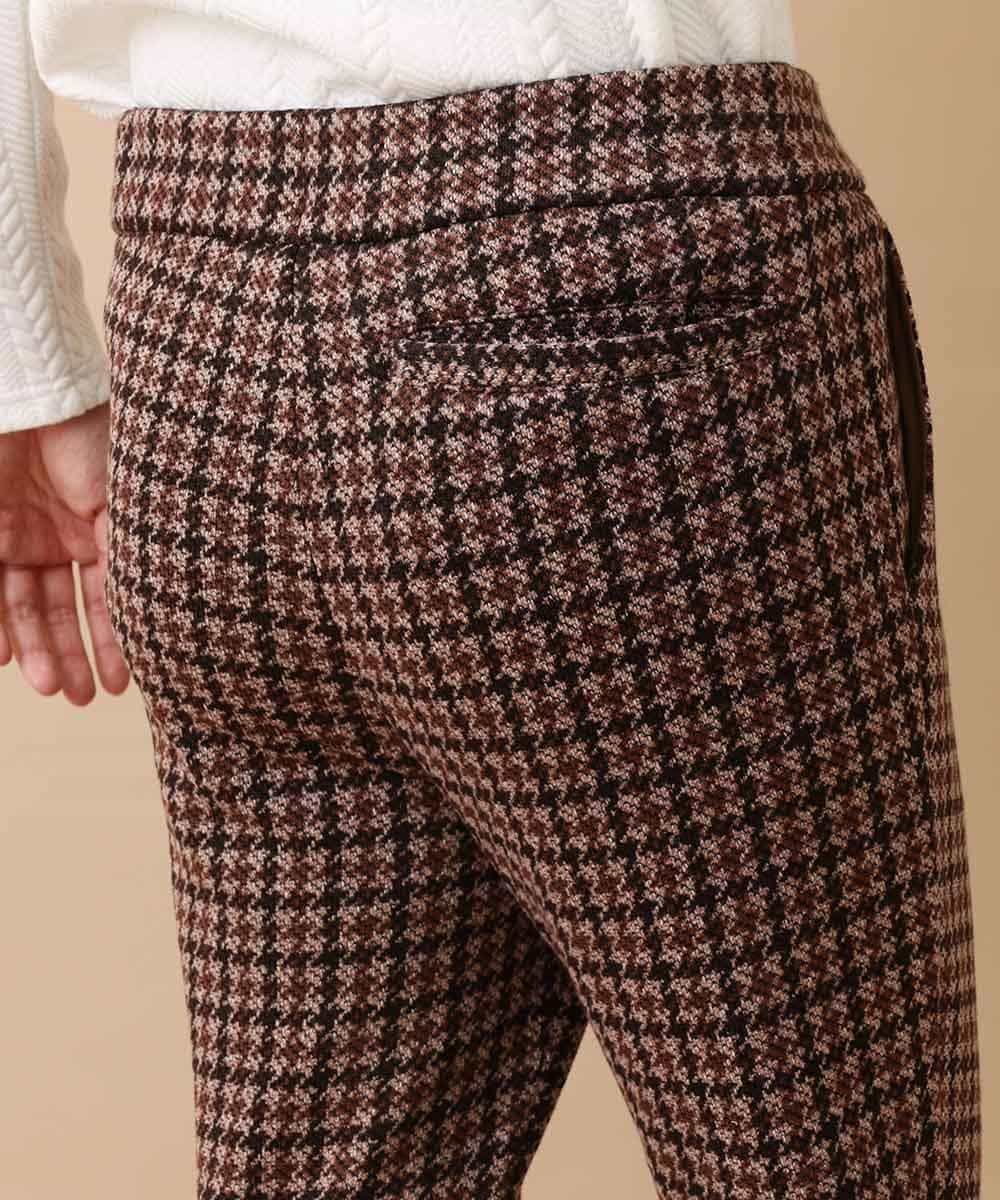 MKLAO43089 MK MICHEL KLEIN HOMME(MKミッシェルクランオム) 【ワンマイルウェア】ガンクラブフリースパンツ ブラウン