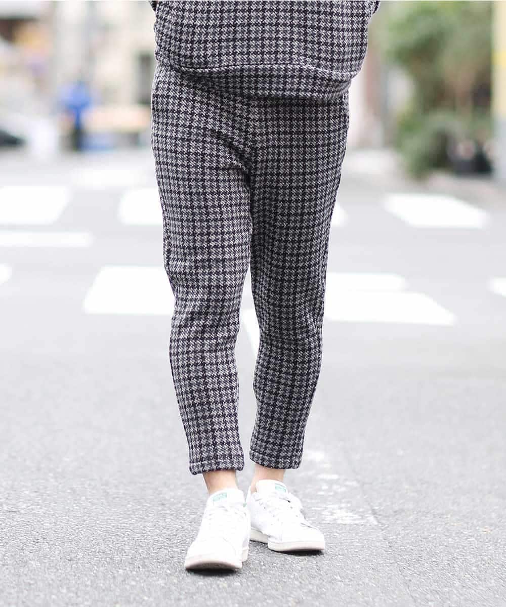MKLAO43089 MK MICHEL KLEIN HOMME(MKミッシェルクランオム) 【ワンマイルウェア】ガンクラブフリースパンツ ブラック