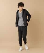 MKLAO45060 MK MICHEL KLEIN HOMME(MKミッシェルクランオム) 【ワンマイルウェア】モールパンツ ブラック(94)