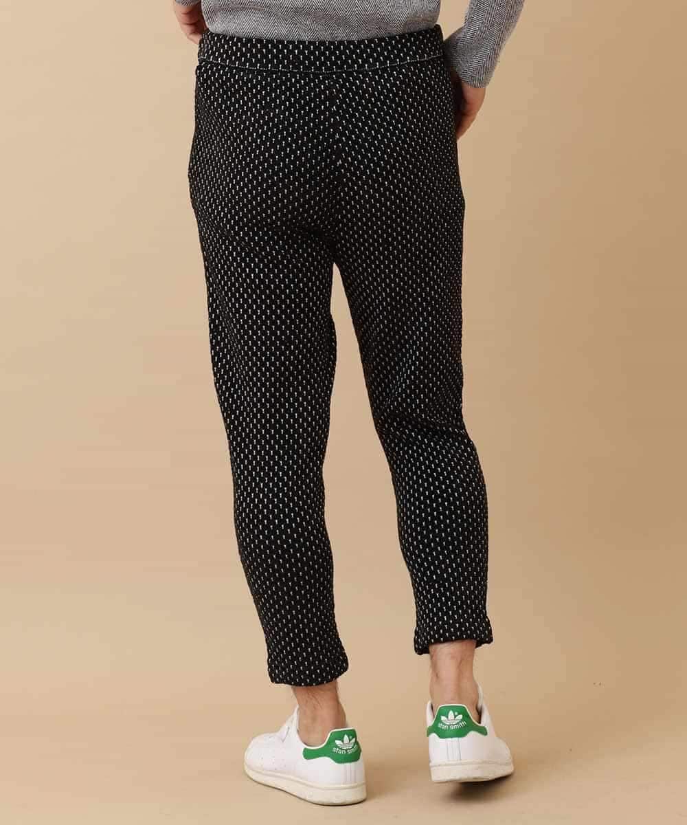 MKLAO45060 MK MICHEL KLEIN HOMME(MKミッシェルクランオム) 【ワンマイルウェア】モールパンツ ブラック(94)