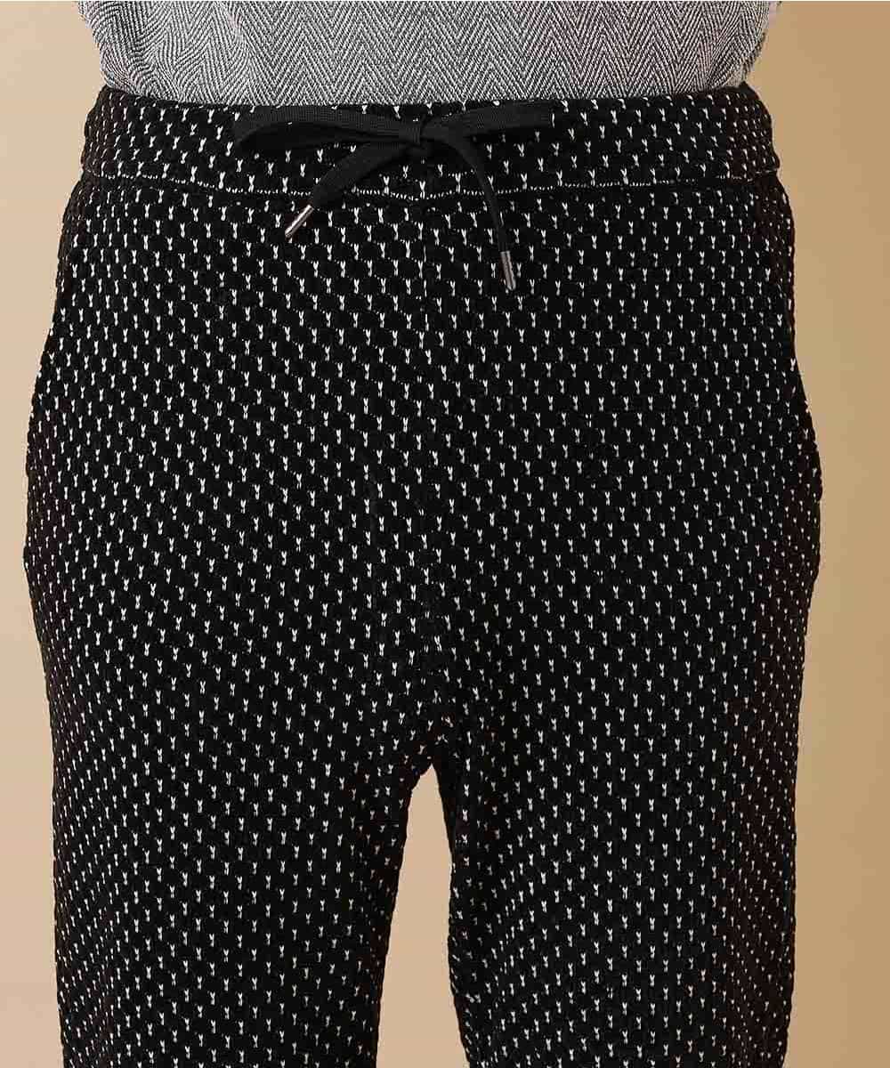 MKLAO45060 MK MICHEL KLEIN HOMME(MKミッシェルクランオム) 【ワンマイルウェア】モールパンツ ブラック(94)