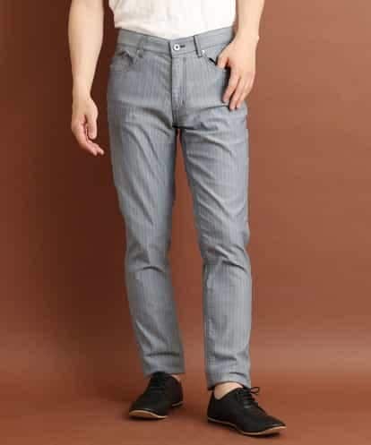 MKLAP10110 MK MICHEL KLEIN HOMME 【快適ストレッチ/軽量】TCヘリンボーンストレッチライトボトム