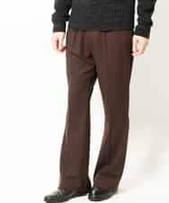 MKLAR28090 MK MICHEL KLEIN HOMME(MKミッシェルクランオム) 『ＮＥＷデザイン』TRキモウストレッチフレアボトム ブラウン