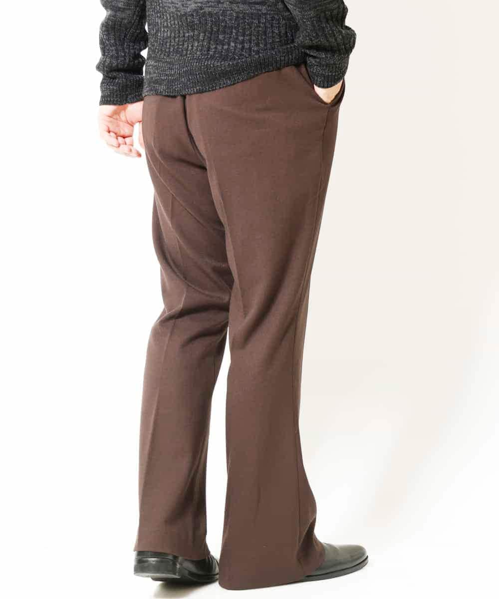 MKLAR28090 MK MICHEL KLEIN HOMME(MKミッシェルクランオム) 『ＮＥＷデザイン』TRキモウストレッチフレアボトム ブラウン