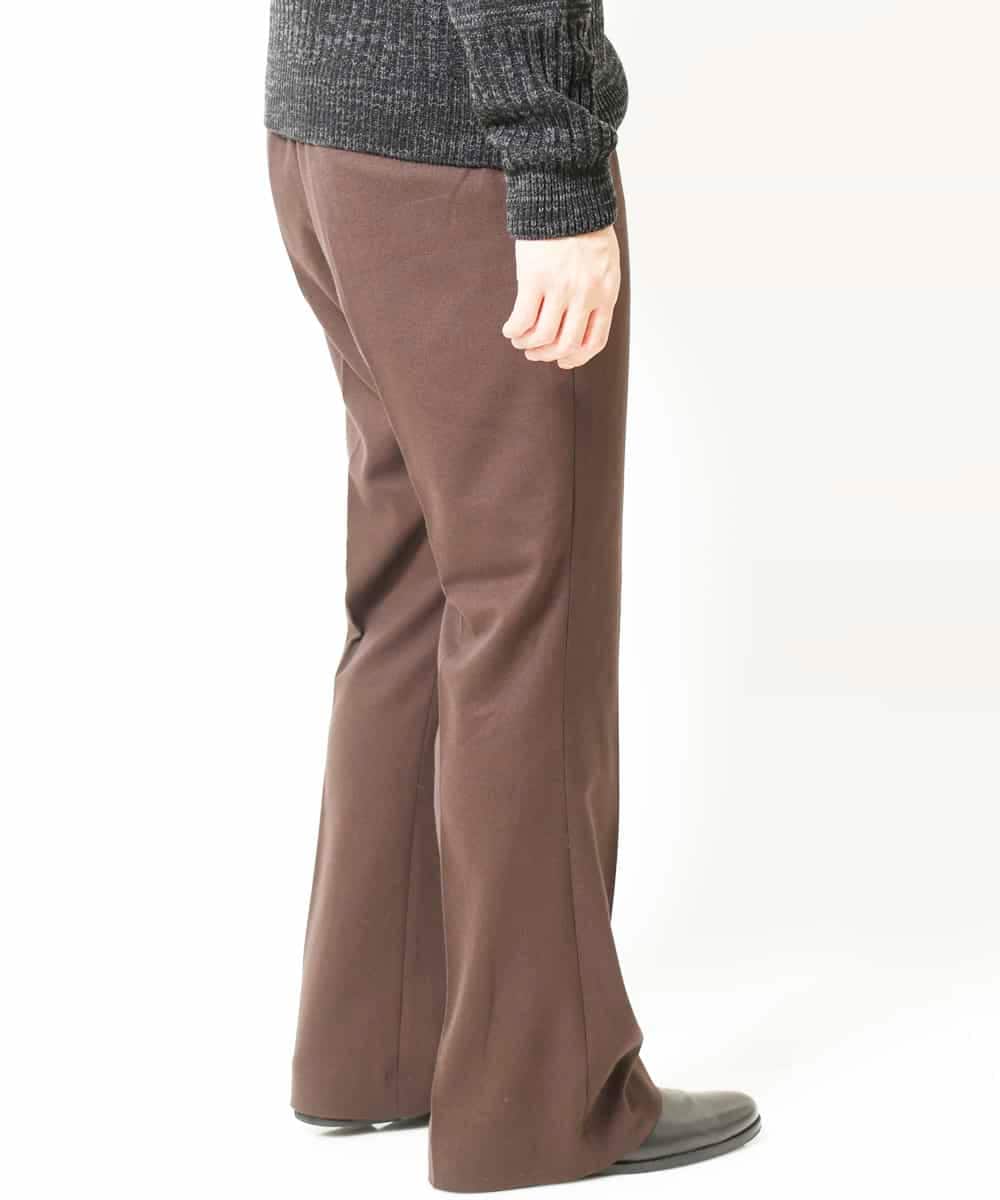 MKLAR28090 MK MICHEL KLEIN HOMME(MKミッシェルクランオム) 『ＮＥＷデザイン』TRキモウストレッチフレアボトム ブラウン