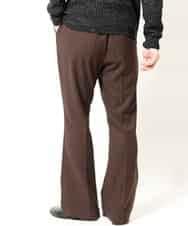 MKLAR28090 MK MICHEL KLEIN HOMME(MKミッシェルクランオム) 『ＮＥＷデザイン』TRキモウストレッチフレアボトム ブラウン