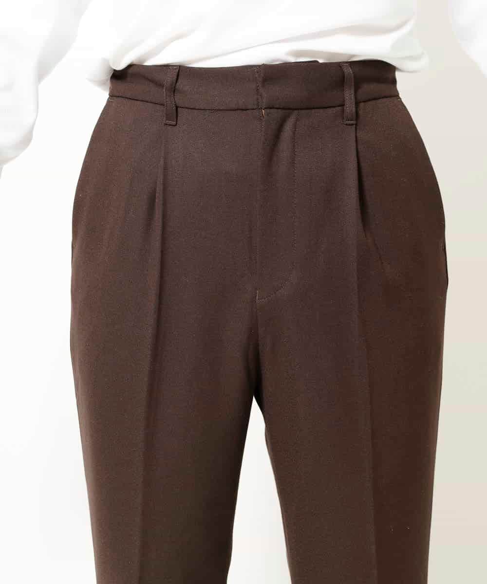 MKLAR28090 MK MICHEL KLEIN HOMME(MKミッシェルクランオム) 『ＮＥＷデザイン』TRキモウストレッチフレアボトム ブラウン