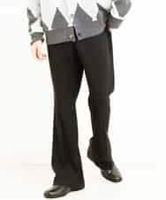 MKLAR28090 MK MICHEL KLEIN HOMME(MKミッシェルクランオム) 『ＮＥＷデザイン』TRキモウストレッチフレアボトム ブラック