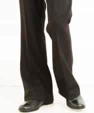 MKLAR28090 MK MICHEL KLEIN HOMME(MKミッシェルクランオム) 『ＮＥＷデザイン』TRキモウストレッチフレアボトム ブラック