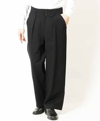 MKLAR34095 MK MICHEL KLEIN HOMME 『上品/ジャージ素材』ローマポンチラワイドスラックスボトム