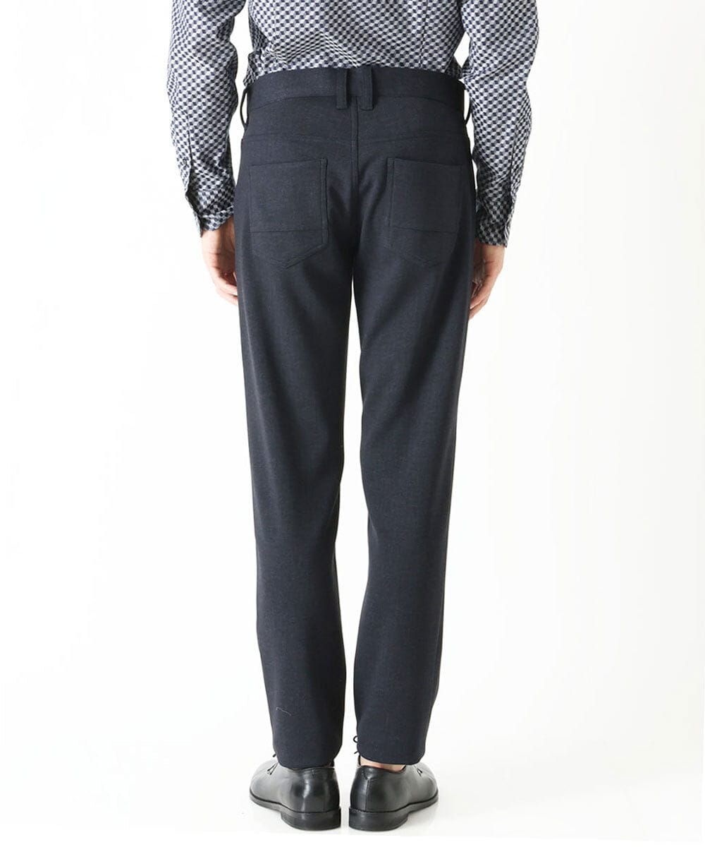 MKLAS55110 MK MICHEL KLEIN HOMME(MKミッシェルクランオム) イージースラックス ネイビー(57)