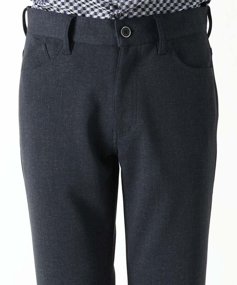 MKLAS55110 MK MICHEL KLEIN HOMME(MKミッシェルクランオム) イージースラックス ネイビー(57)