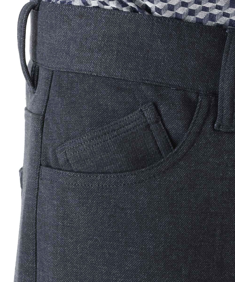 MKLAS55110 MK MICHEL KLEIN HOMME(MKミッシェルクランオム) イージースラックス ネイビー(57)