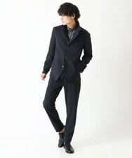 MKLAS55110 MK MICHEL KLEIN HOMME(MKミッシェルクランオム) イージースラックス ネイビー(57)