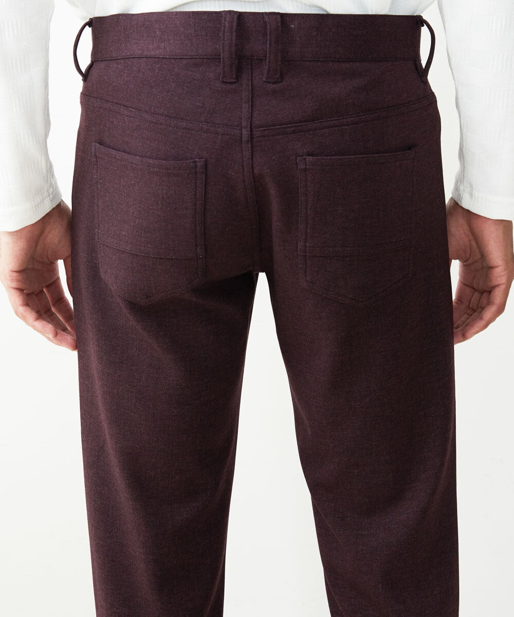 MKLAS55110 MK MICHEL KLEIN HOMME(MKミッシェルクランオム) イージースラックス パープル(77)