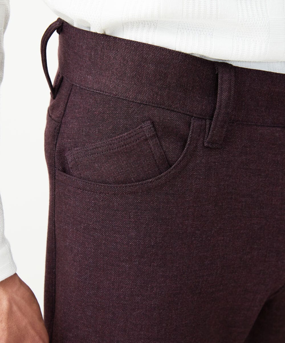 MKLAS55110 MK MICHEL KLEIN HOMME(MKミッシェルクランオム) イージースラックス パープル(77)