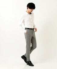 MKLAS61140 MK MICHEL KLEIN HOMME(MKミッシェルクランオム) サーモへリンボンパンツ グレー(92)