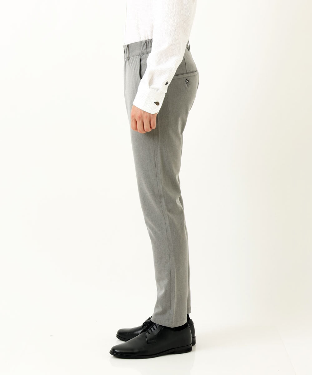 MKLAS61140 MK MICHEL KLEIN HOMME(MKミッシェルクランオム) サーモへリンボンパンツ グレー(92)