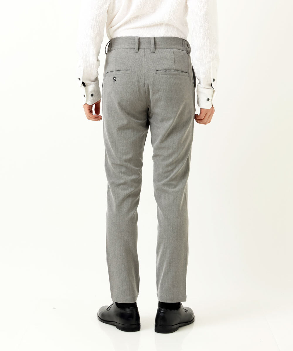 MKLAS61140 MK MICHEL KLEIN HOMME(MKミッシェルクランオム) サーモへリンボンパンツ グレー(92)