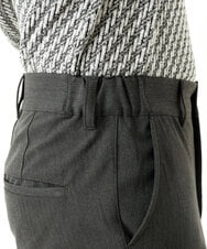 MKLAS61140 MK MICHEL KLEIN HOMME(MKミッシェルクランオム) サーモへリンボンパンツ ダークグレー(93)