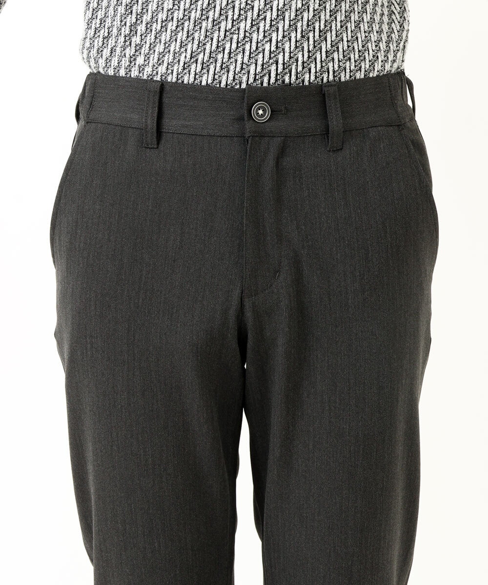 MKLAS61140 MK MICHEL KLEIN HOMME(MKミッシェルクランオム) サーモへリンボンパンツ ダークグレー(93)