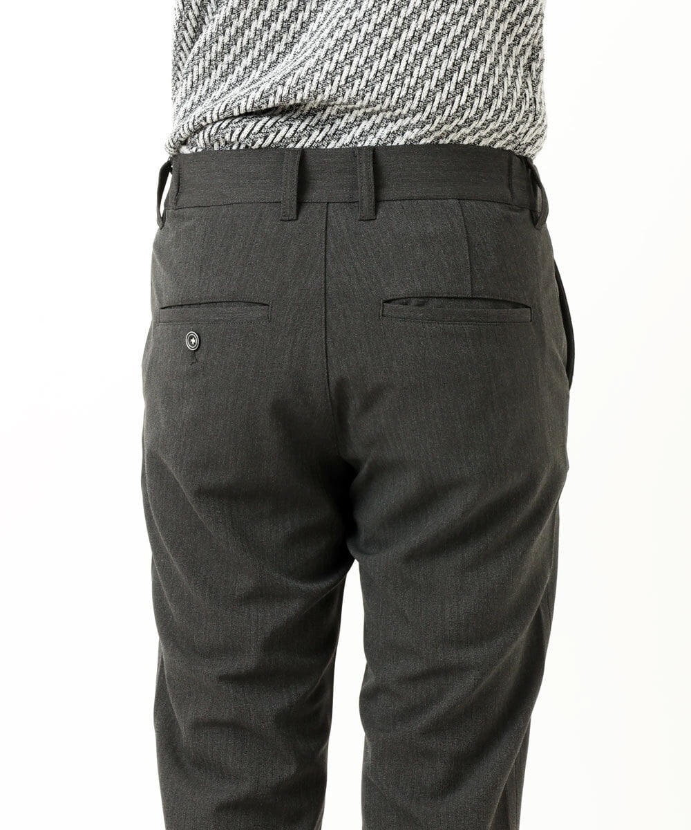 MKLAS61140 MK MICHEL KLEIN HOMME(MKミッシェルクランオム) サーモへリンボンパンツ ダークグレー(93)