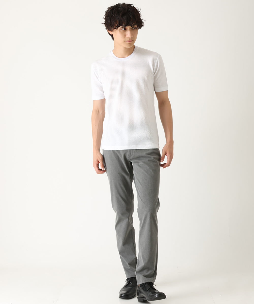 MKLAU04080 MK MICHEL KLEIN HOMME(MKミッシェルクランオム) スリムストレッチパンツ グレー