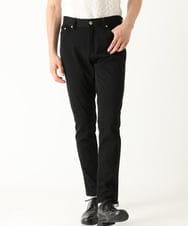 MKLAU04080 MK MICHEL KLEIN HOMME(MKミッシェルクランオム) スリムストレッチパンツ ブラック