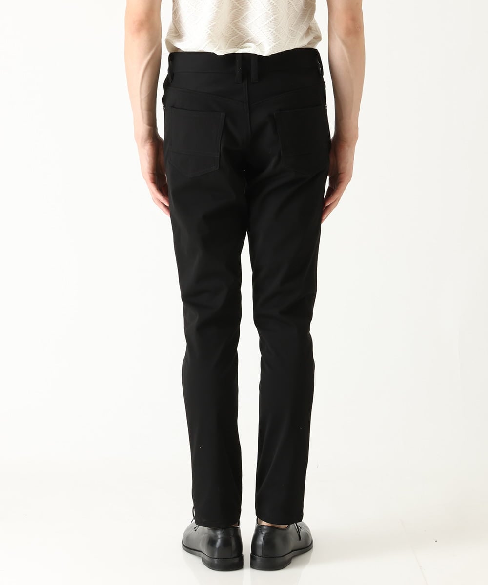 MKLAU04080 MK MICHEL KLEIN HOMME(MKミッシェルクランオム) スリムストレッチパンツ ブラック