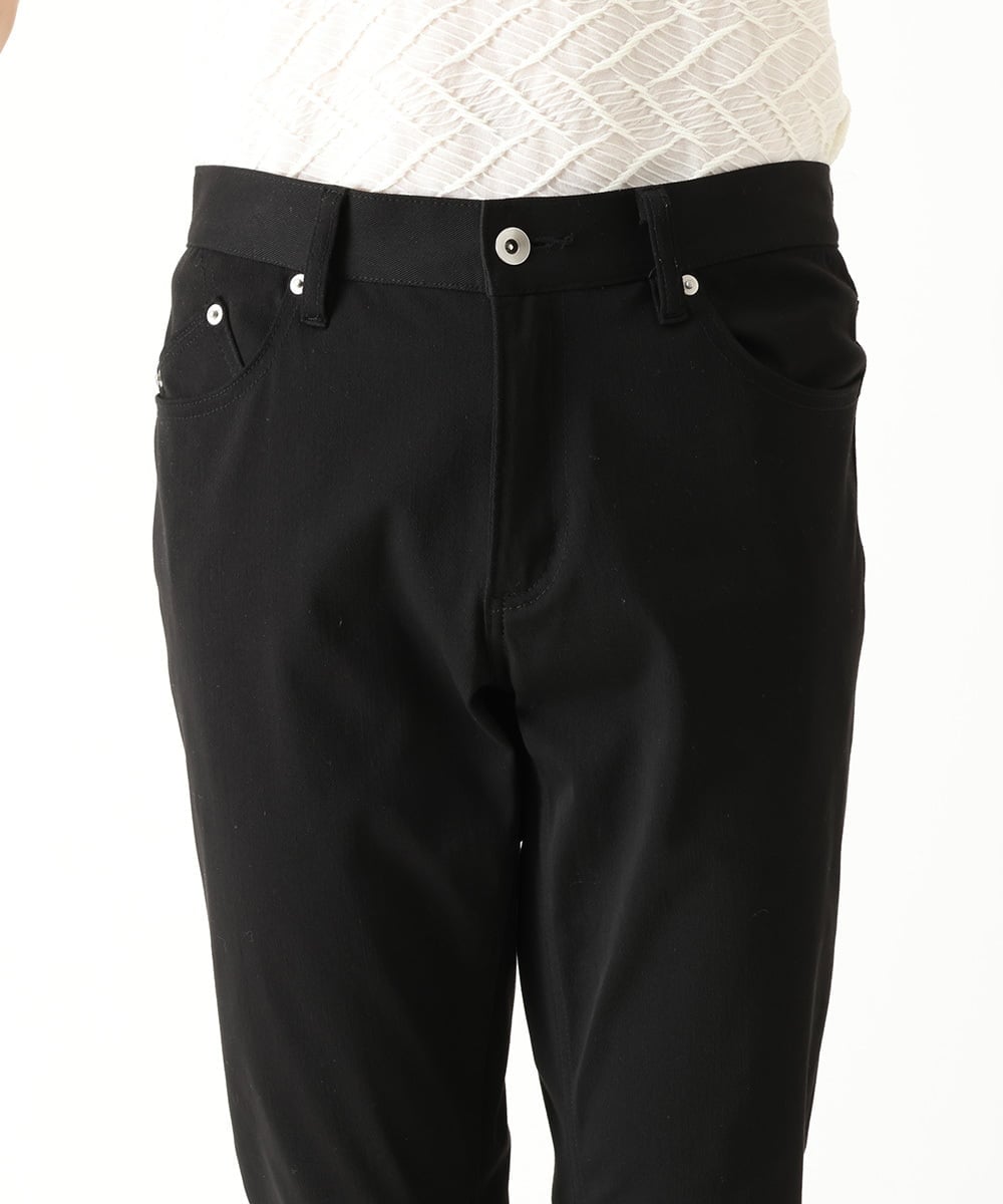 MKLAU04080 MK MICHEL KLEIN HOMME(MKミッシェルクランオム) スリムストレッチパンツ ブラック