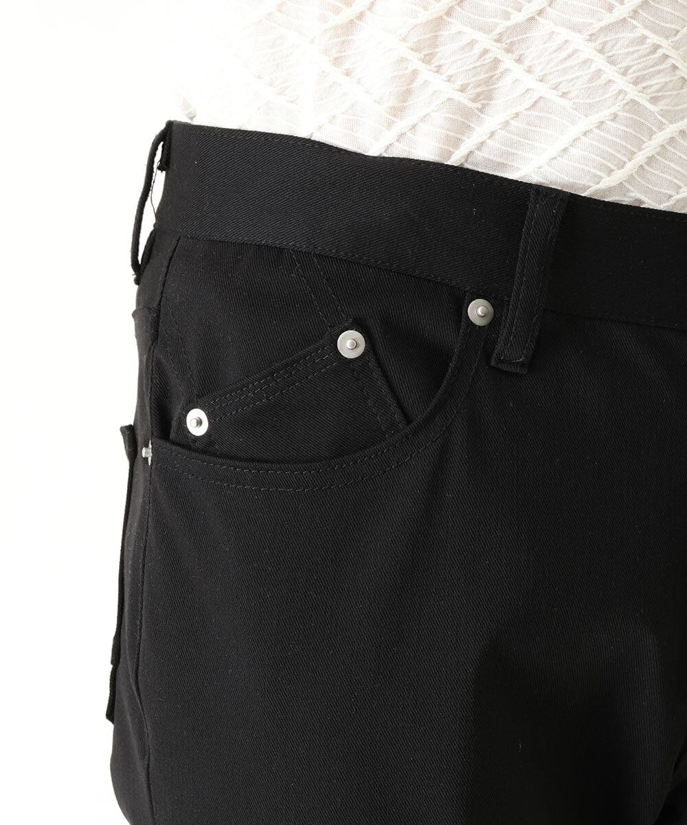 MKLAU04080 MK MICHEL KLEIN HOMME(MKミッシェルクランオム) スリムストレッチパンツ ブラック