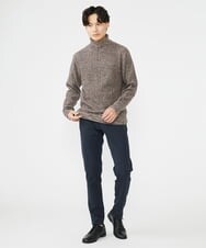 MKLAV09150 MK MICHEL KLEIN HOMME(MKミッシェルクランオム) ソフトサーモピケパンツ ネイビー(57)