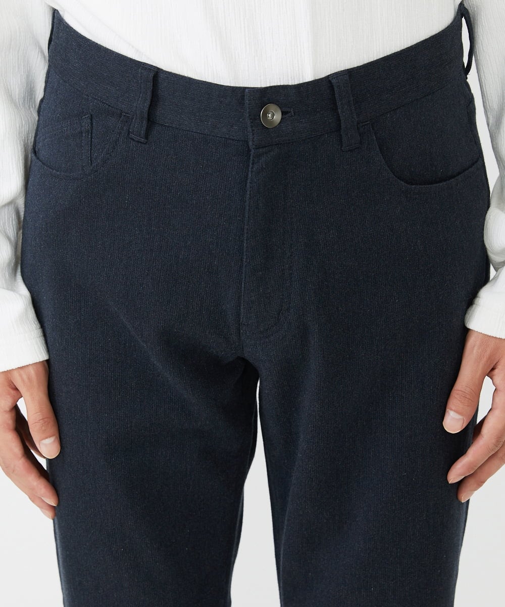 MKLAV09150 MK MICHEL KLEIN HOMME(MKミッシェルクランオム) ソフトサーモピケパンツ ネイビー(57)