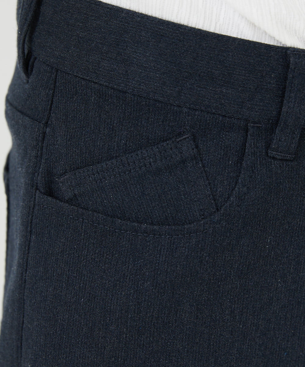 MKLAV09150 MK MICHEL KLEIN HOMME(MKミッシェルクランオム) ソフトサーモピケパンツ ネイビー(57)
