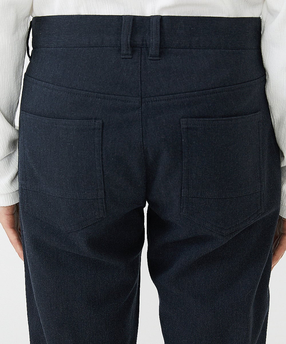 MKLAV09150 MK MICHEL KLEIN HOMME(MKミッシェルクランオム) ソフトサーモピケパンツ ネイビー(57)