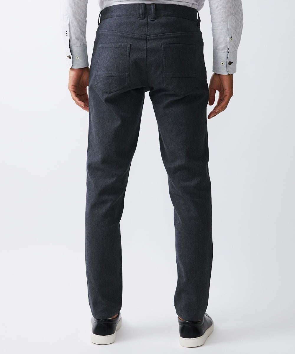 MKLAV09150 MK MICHEL KLEIN HOMME(MKミッシェルクランオム) ソフトサーモピケパンツ ダークグレー(93)