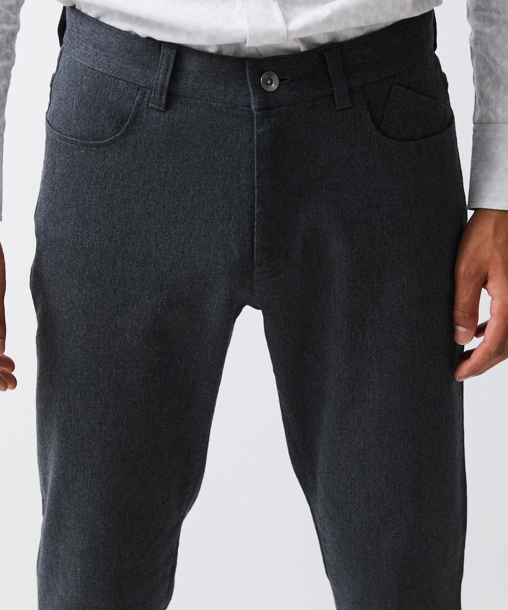 MKLAV09150 MK MICHEL KLEIN HOMME(MKミッシェルクランオム) ソフトサーモピケパンツ ダークグレー(93)