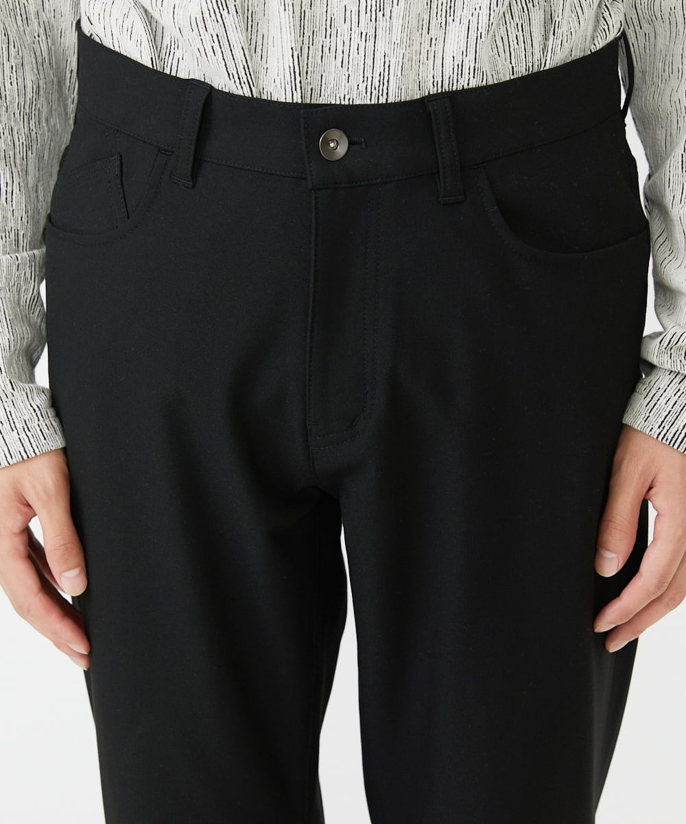 MKLAV10150 MK MICHEL KLEIN HOMME(MKミッシェルクランオム) 5ポケットブラックパンツ ブラック(94)