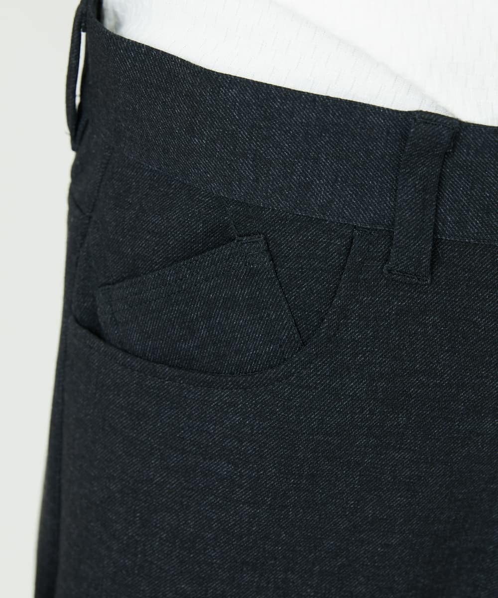 MKLAV55130 MK MICHEL KLEIN HOMME(MKミッシェルクランオム) TECスラックスパンツ ブラック(94)