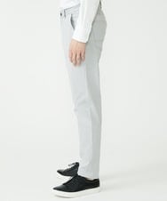 MKLAV57120 MK MICHEL KLEIN HOMME(MKミッシェルクランオム) NEWベーシックパンツ / MAGICストレッチヘリンボーン ライトグレー(91)