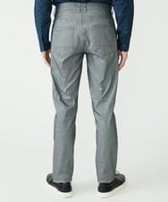 MKLAV57120 MK MICHEL KLEIN HOMME(MKミッシェルクランオム) NEWベーシックパンツ / MAGICストレッチヘリンボーン ダークグレー(93)