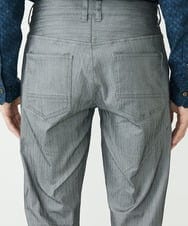 MKLAV57120 MK MICHEL KLEIN HOMME(MKミッシェルクランオム) NEWベーシックパンツ / MAGICストレッチヘリンボーン ダークグレー(93)
