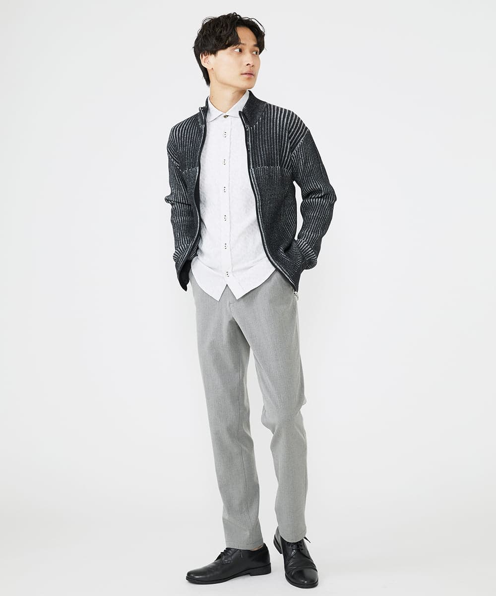 MKLAV61150 MK MICHEL KLEIN HOMME(MKミッシェルクランオム) ソフトサーモスラックス グレー(92)