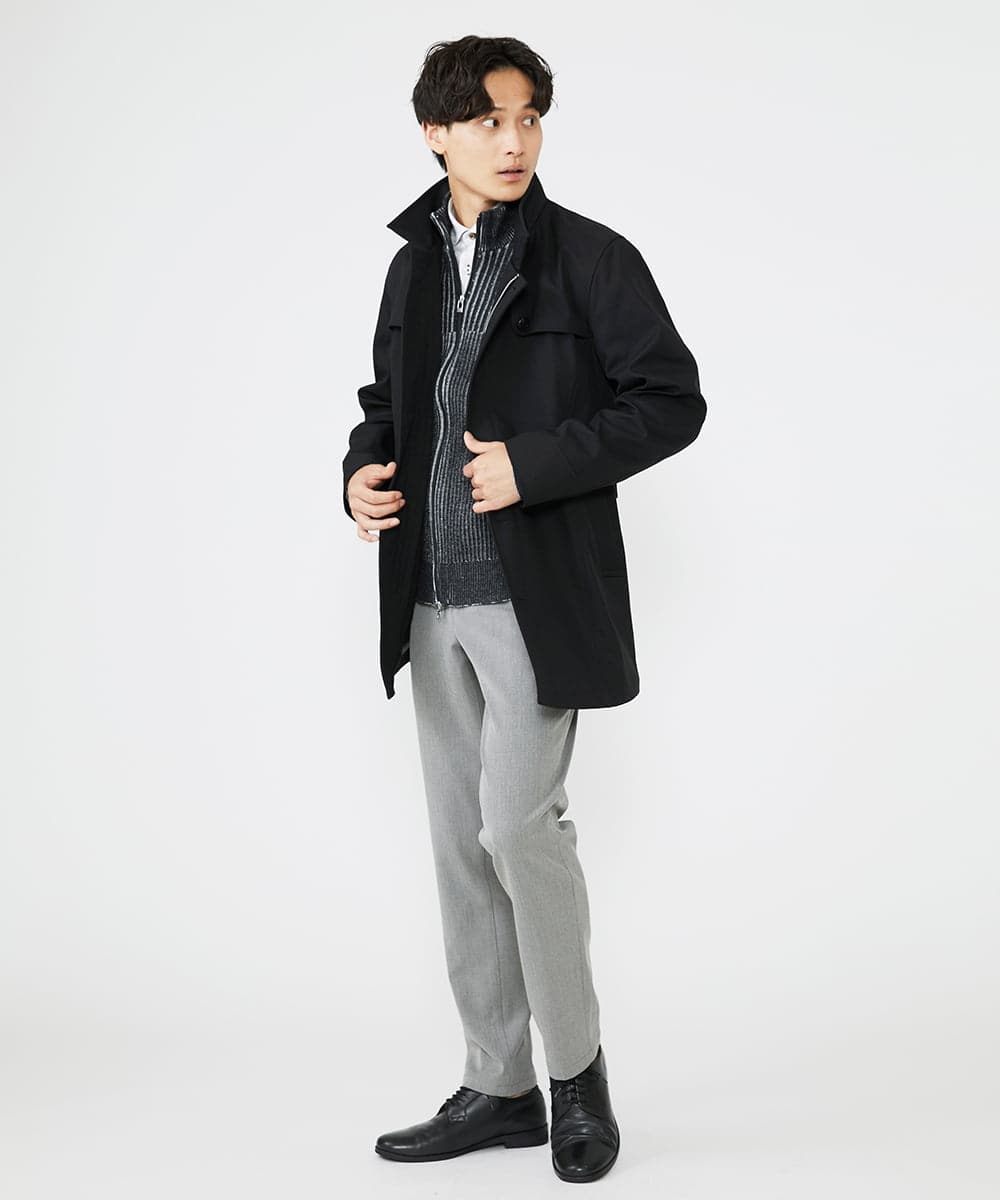MKLAV61150 MK MICHEL KLEIN HOMME(MKミッシェルクランオム) ソフトサーモスラックス グレー(92)