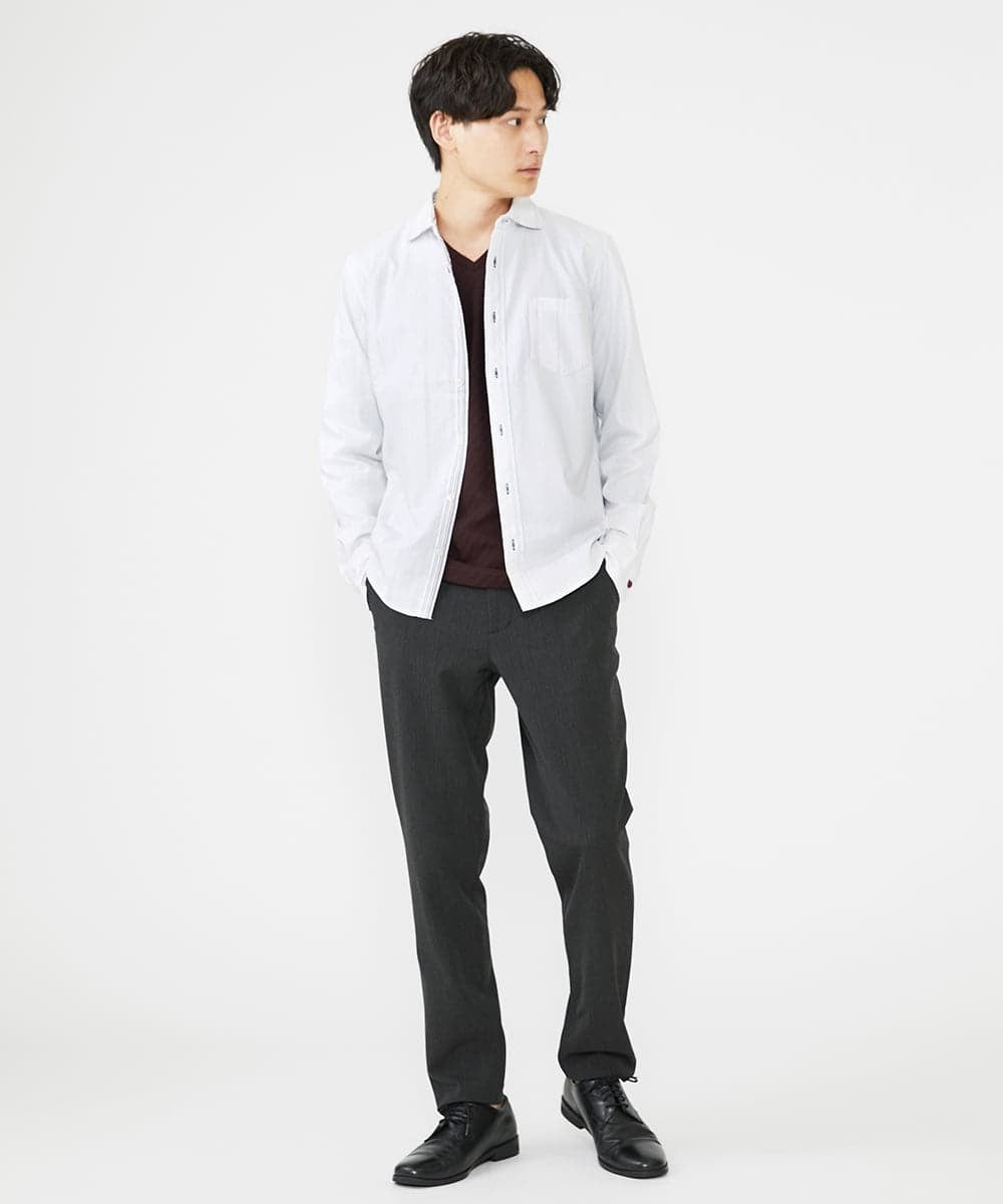 MKLAV61150 MK MICHEL KLEIN HOMME(MKミッシェルクランオム) ソフトサーモスラックス ダークグレー(93)