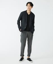 MKLAX06130 MK MICHEL KLEIN HOMME(MKミッシェルクランオム) ストレッチスマートカーゴパンツ ダークグレー(93)