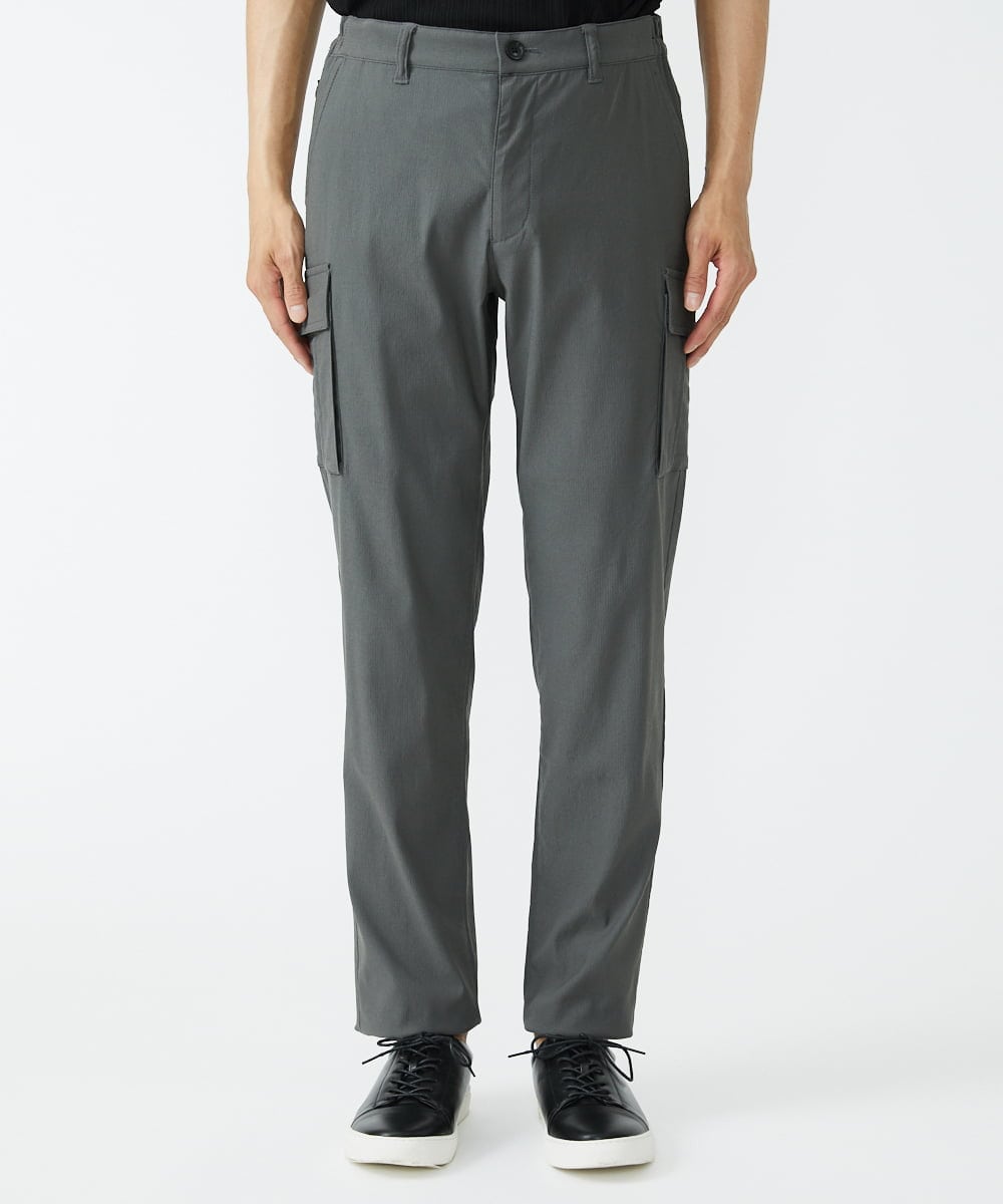 MKLAX06130 MK MICHEL KLEIN HOMME(MKミッシェルクランオム) ストレッチスマートカーゴパンツ ダークグレー(93)