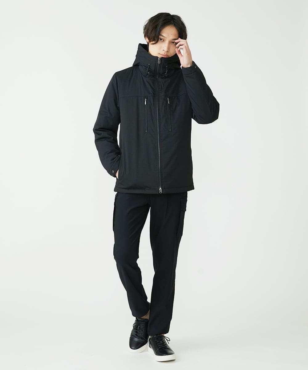 MKLAX06130 MK MICHEL KLEIN HOMME(MKミッシェルクランオム) ストレッチスマートカーゴパンツ ブラック(94)